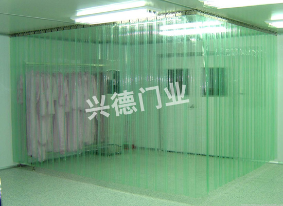 網(wǎng)格防靜電軟門簾，白色防靜電軟簾